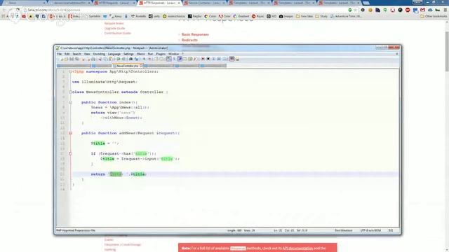 Laravel - Request/Response смотреть онлайн