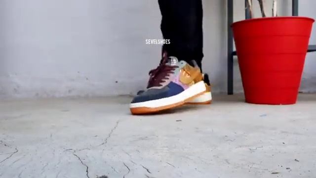 Nike Air Force 1 x Travis Scott смотреть онлайн