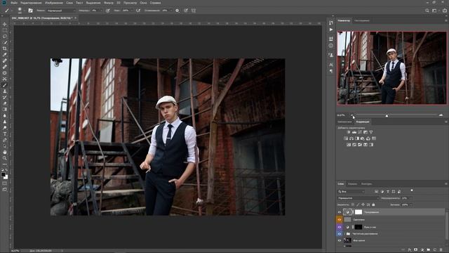 Делаем киношную картинку в Фотошопе смотреть онлайн
