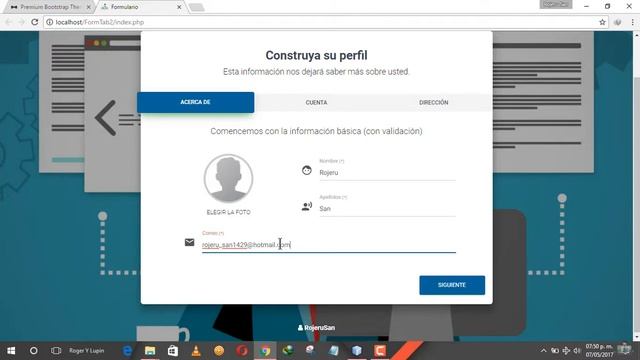 Formulario De Asistente (Uso De Pestañas Bootstrap) - Código Fuente смотреть онлайн