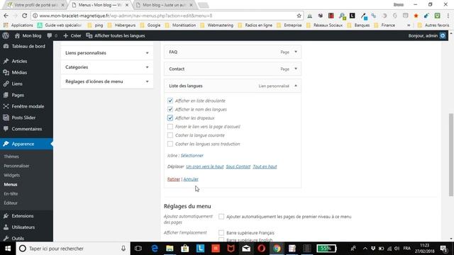 WordPress : paramétrer les menus et le sélecteur de langue Polylang смотреть онлайн