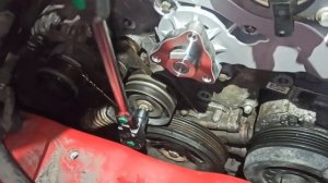 Opel Corsa D, astra J, Zafira C 1.4 замена помпы, термостата.