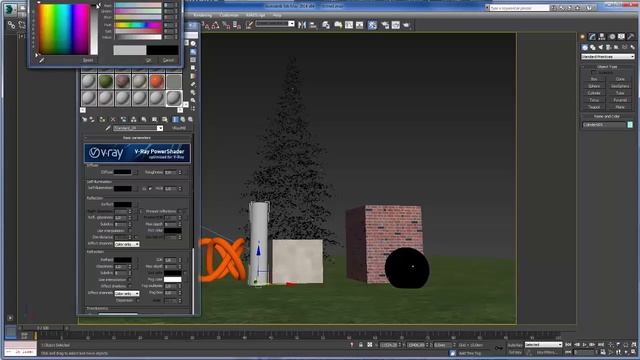 Мастер-класс по 3d визуализации. Видео 5. Настройка материалов Vray. смотреть онлайн