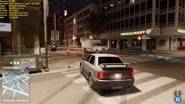 Watch Dogs 2 - Asus GTX 1070 ROG Strix Non-OC 8GB / i7 4770K @4.3GHZ смотреть онлайн