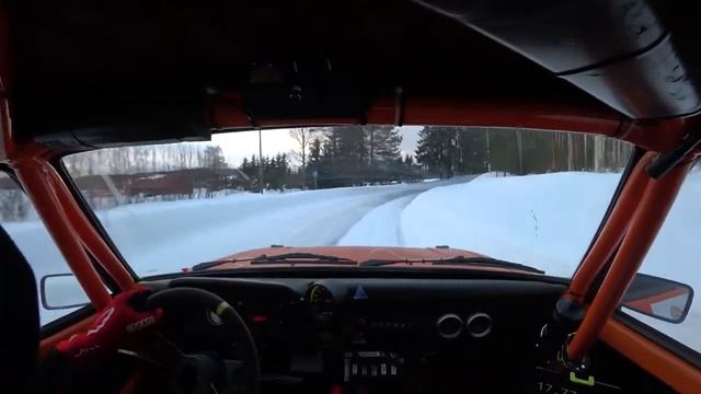 Escort MK2 DURATEC 2.3 INCAR / winter rally 2021 Kontiolahti Finland #crankyorangemotorsport смотреть онлайн