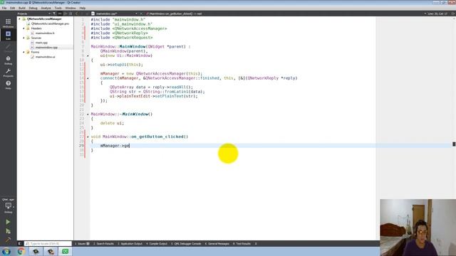 Tutorial Qt Creator - QNetworkAccessManager смотреть онлайн