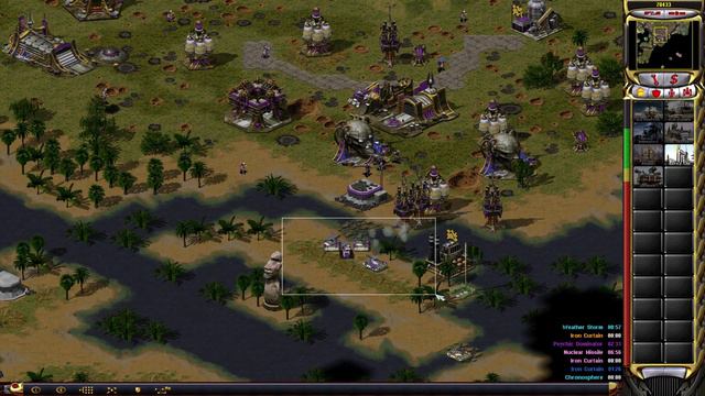 Red Alert 2 Yuri's Revenge | Jungle Warfare | 1 vs 5 + Superweapons смотреть онлайн