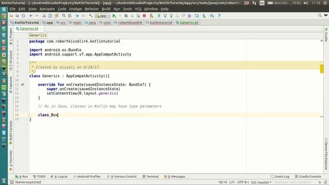 Android Kotlin Tutorial #088 - Generics смотреть онлайн