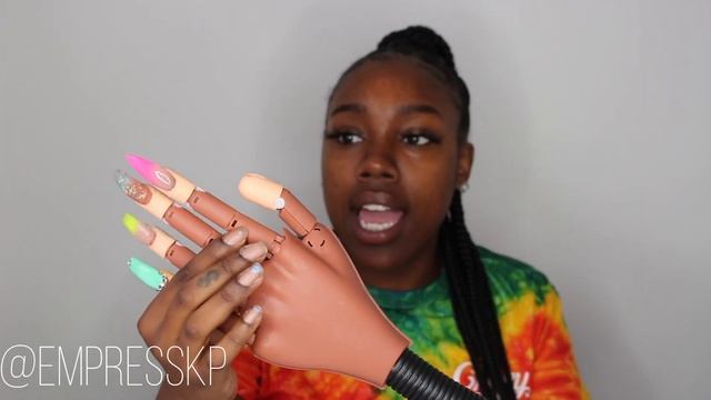 Acrylic Nails Haul for Beginner (Mia Secret, Glam and Glits, Amazon) смотреть онлайн