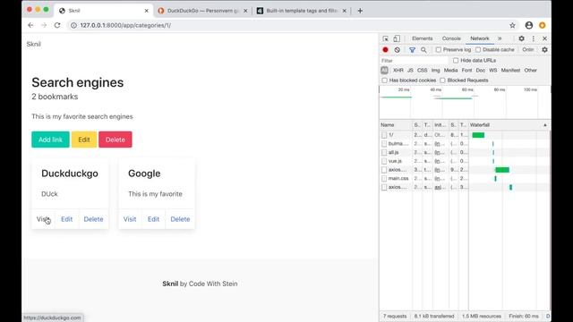 Visit counter - Building a SaaS using Django and Vue.js - Part 12 смотреть онлайн