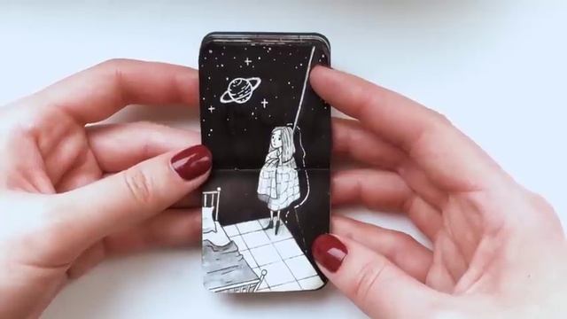 обзор САМОГО МАЛЕНЬКОГО скетчбука | INKTOBER 2018 Sketchbook Tour