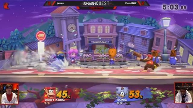 SmashQuest #1 - james vs. Circa 6WX - Loser's Finals смотреть онлайн