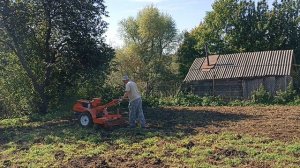 Мотоблок Кентавр осенняя вспашка 2024