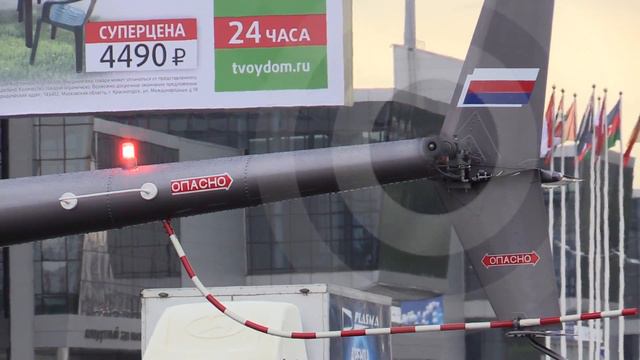 Взлет Robinson R-66 "Helirussia-2016" смотреть онлайн