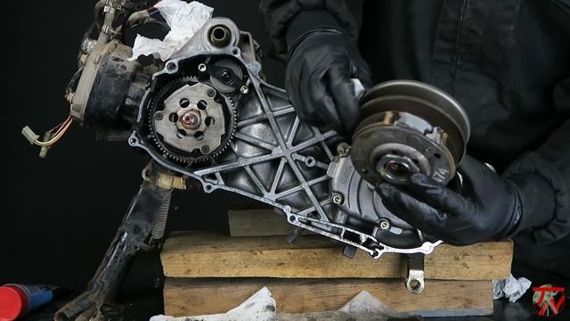 Mantenimiento y cambio de CORREA VARIADOR EMBRAGUE scooter MOTO ?? смотреть онлайн