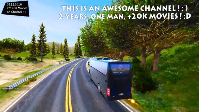 Mercedes Benz Travego 2016 - GTA V MOD ENB | 2.7K / 1440p ! _REVIEW смотреть онлайн