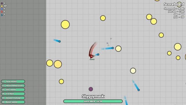 Spaceblast.io WORLD RECORD - 300,000 Points (New Diep.io-like .io game) смотреть онлайн
