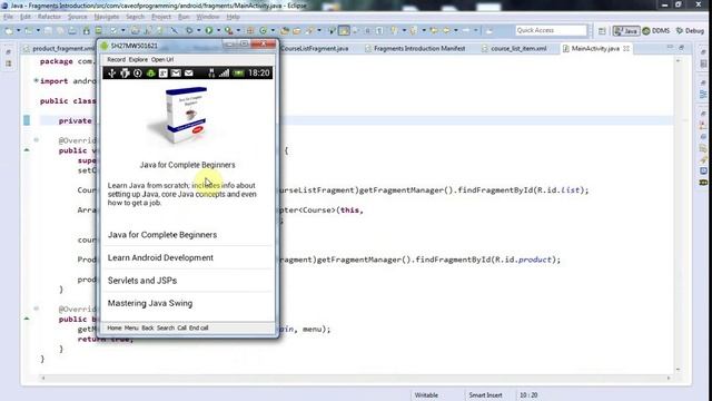 Fragment Communication Observer Pattern: Practical Android Java Development Part 62 смотреть онлайн