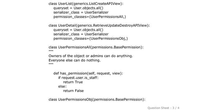 Django : Django REST framework object level permissions смотреть онлайн