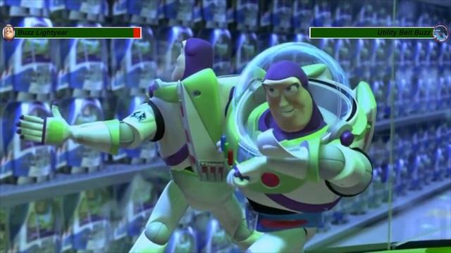 Buzz Lightyear vs. Utility Belt Buzz with healthbars (Edited By @GabrielDietrichson) смотреть онлайн