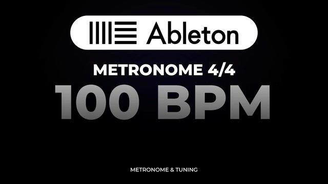 Metronome (Ableton Sound) - 100 BPM 4/4 (Beats per minute) смотреть онлайн