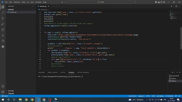 Web scraping com python e a biblioteca bs4 смотреть онлайн