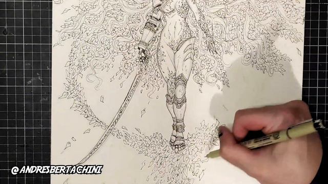 Elden Ring Malenia Blade of Miquella speedpaint drawing time-lapse /desenhando COMIC ART TUTORIAL смотреть онлайн