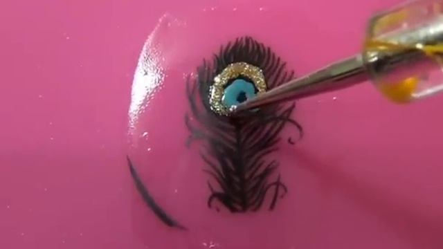 Дизайн ногтей "Павлин"/ реверсивный стемпинг / Reverse-stamping "Peacock feather" смотреть онлайн