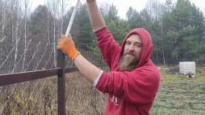 Вода в столбах забора ?♂️