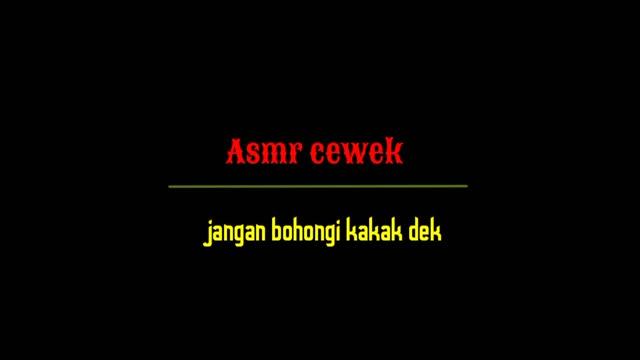 Asmr kakak/ part 01/ sudah pandai berbohong adek nya kakak смотреть онлайн