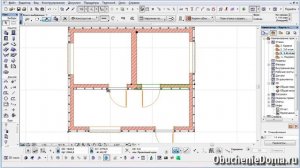 ? Урок ArchiCAD (архикад) Видеоответ 03. Моделирование каркасных стен