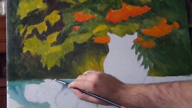 Подмалевок. 1-й этап работы / Underpainting.1st stage of work смотреть онлайн