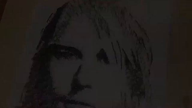 Курт Кобейн в стиле стринг арт (как не надо делать портрет в стиле String art) =) смотреть онлайн