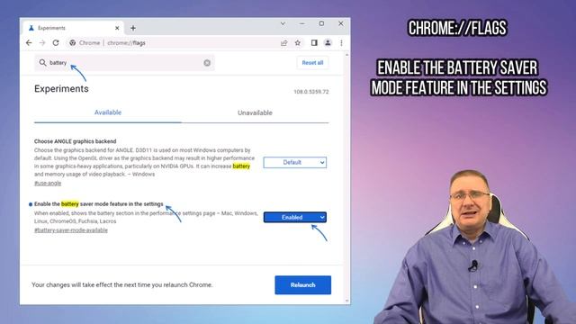 Как включить режим экономии памяти и энергосбережения в Google Chrome смотреть онлайн