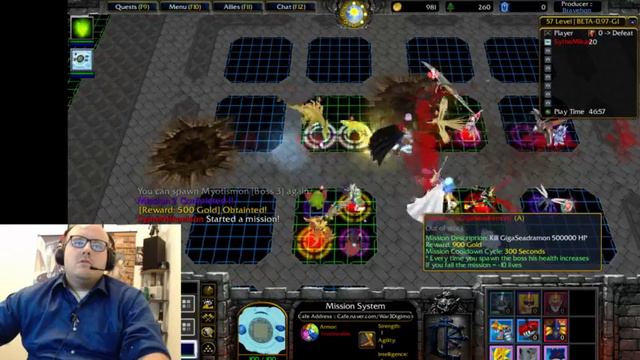 Warcraft 3 Digimon Tower Defense "beat" смотреть онлайн