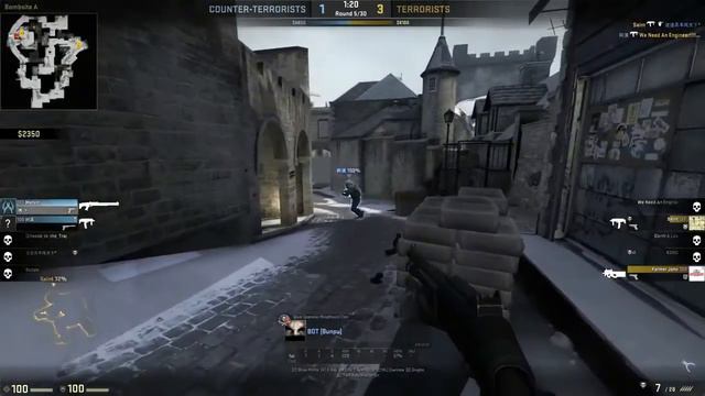 CS:GO, Silver rank, Royal, CT, UMP 45 | Labyrinth, Down & get back up смотреть онлайн