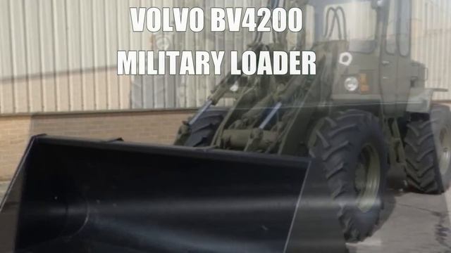 Volvo L50 and Volvo BM 4200 military loaders смотреть онлайн
