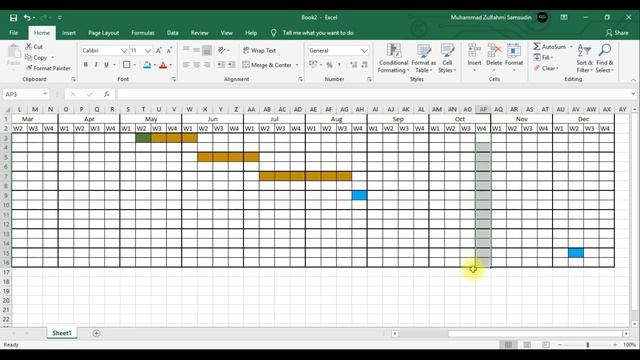 Tutorial Excel - Membuat Gantt Chart смотреть онлайн