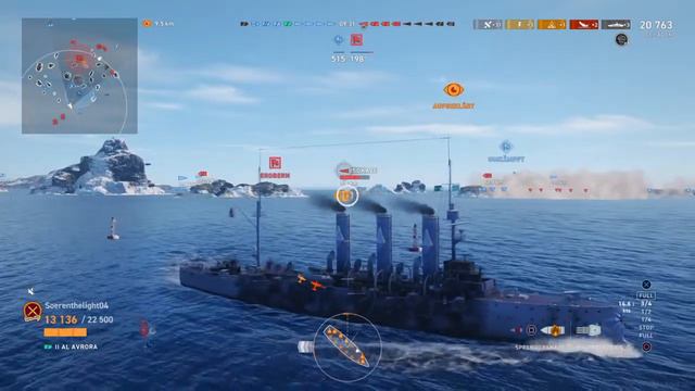 World of Warships: Legends.Al Avrora KRAKEN UNLEASHED смотреть онлайн