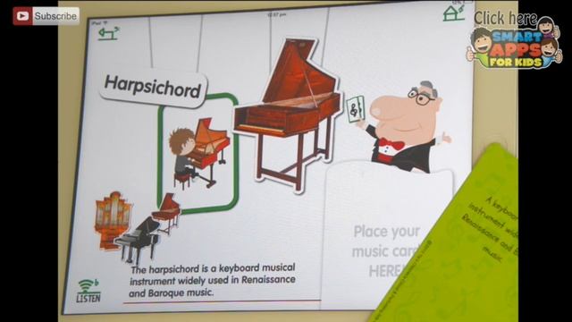 Little Musician - Musical Instruments - iPad app demo for kids смотреть онлайн