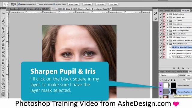 Photoshop Action | Be Beautiful - Amazing Eyes смотреть онлайн