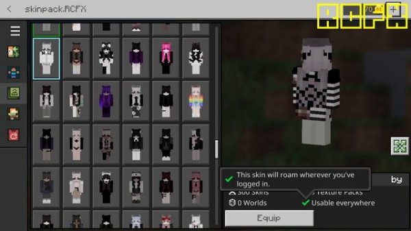 300 Girls Skin Packs With Capes For Minecraft 1.20.51 (Mobile and PC)
