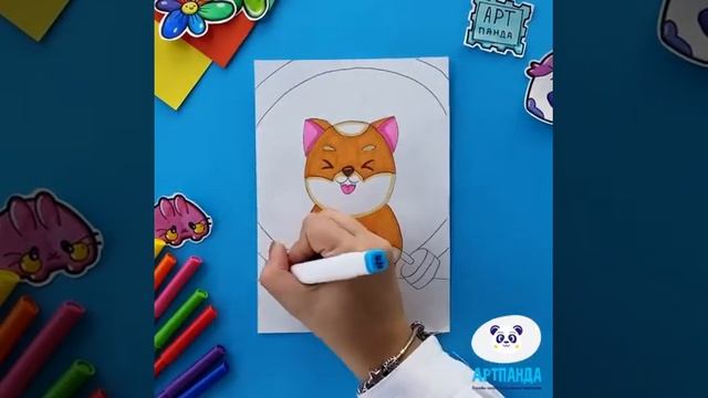 МИНИ-УРОК - Силач корги ??рисуем вместе. Рисунки для детей. Рисунки своими руками смотреть онлайн