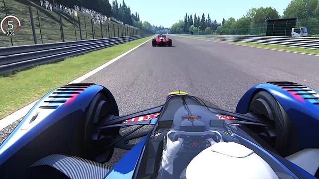 Red Bull X2010 vs All Ferrari F1 Cars - Spa смотреть онлайн