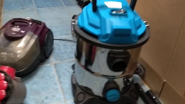 Пылесос хозяйственный Kitfort KT-548. Обзор, характеристики и сравнение с бытовыми пылесосами! смотреть онлайн