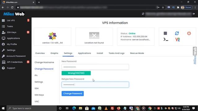 How to Reset Root Password from VPS Management Panel? | MilesWeb смотреть онлайн
