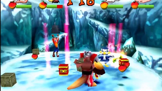 Some cheat stuff in Crash Bash смотреть онлайн