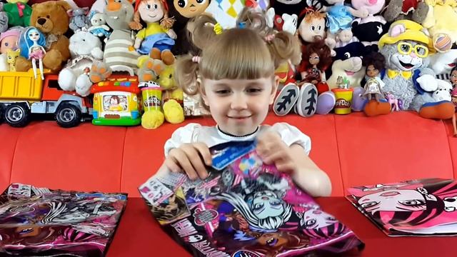 Волшебный Набор Монстер Хай. Monster High пакетики с сюрпризом на русском. смотреть онлайн