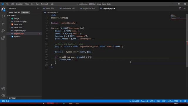 How To Make Login & Registration In PHP And MySql Database Tutorial смотреть онлайн