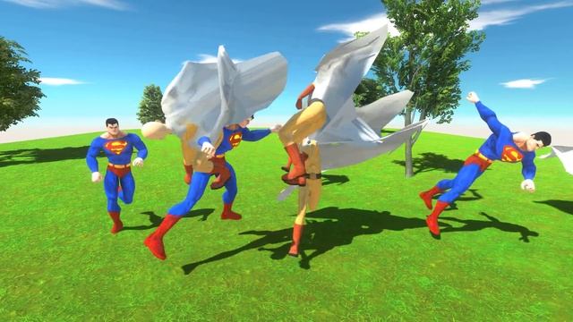 SAITAMA Vs SUPERMAN - Animal Revolt Battle Simulator